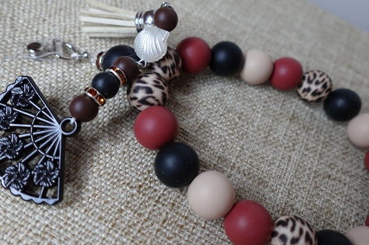 Bubble & Charms/ Maroon